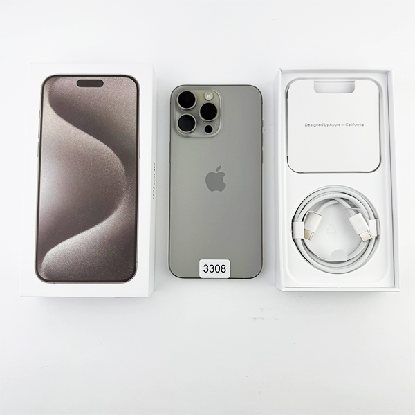 Apple iPhone 15 Pro Max 256GB Natural Titanium Б/У №3308 (Стан 9/10)