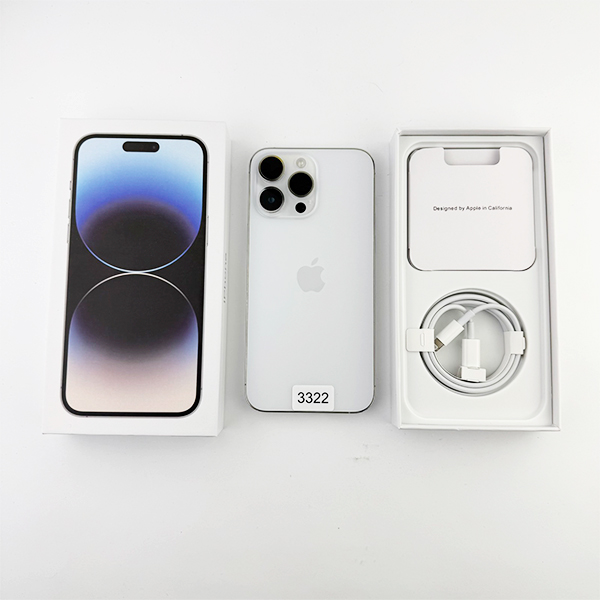 Apple iPhone 14 Pro Max  128GB Silver Б/У №3322 (Стан 8/10)