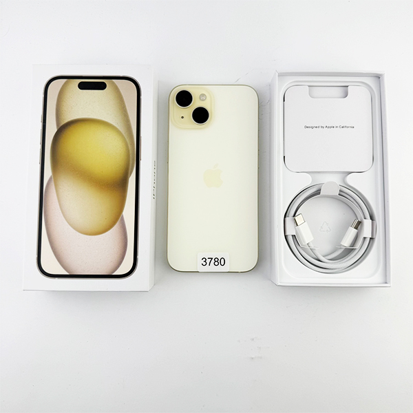 Apple iPhone 15 128GB Yellow Б/У №3780 (Стан 10/10)