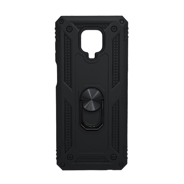 Чехол Armor Antishock Case для Xiaomi Redmi Note 9s/Note 9 Pro/Note 9 Pro Max with Ring Black