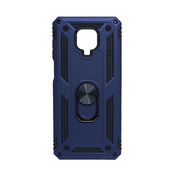 Чехол Armor Antishock Case для Xiaomi Redmi Note 9s/Note 9 Pro/Note 9 Pro Max with Ring Dark Blue