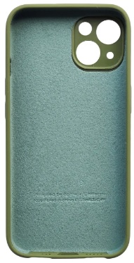 Чехол Soft Touch для Apple iPhone 13/14 Army Green with Camera Lens Protection Square