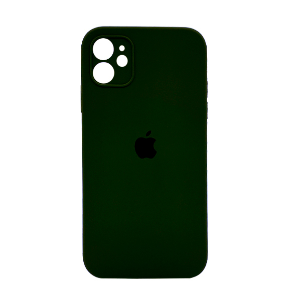 Чехол Soft Touch для Apple iPhone 11 Army Green with Camera Lens Protection