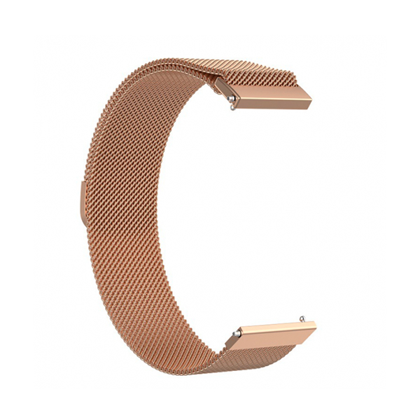 Ремінець для браслета Milanese Loop для Xiaomi Amazfit/Samsung 20 mm Rose Gold