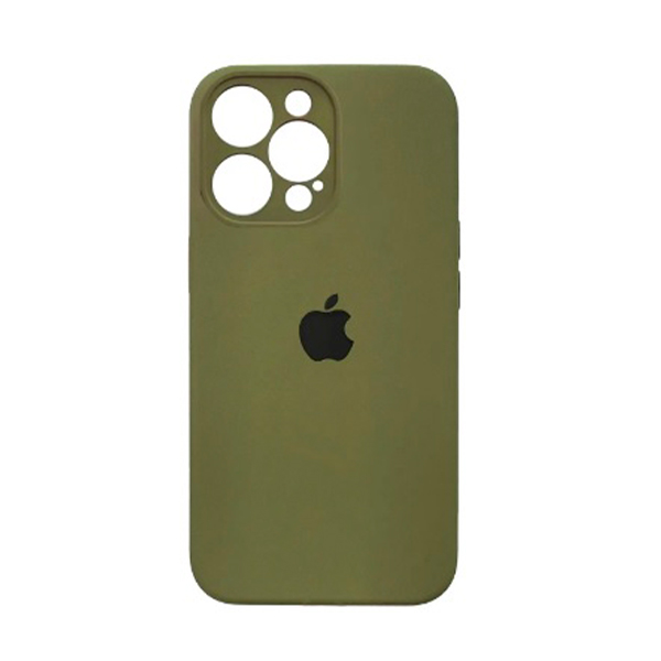 Чехол Soft Touch для Apple iPhone 13 Pro Max Army Green with Camera Lens Protection Square