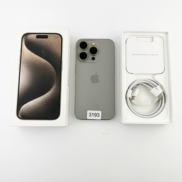 Apple iPhone 15 Pro 256GB Natural Titanium Б/У №3113 (Стан 8/10)