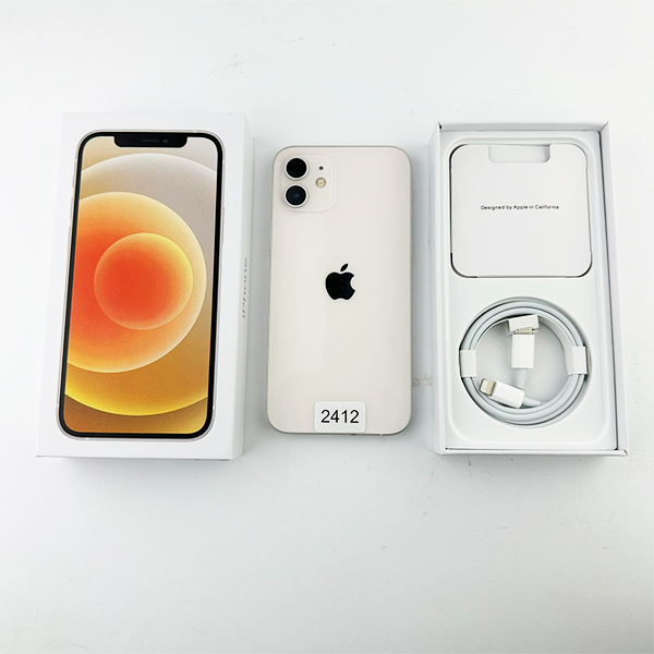 Apple iPhone 12 128GB White Б/У №2412 (стан 8/10)