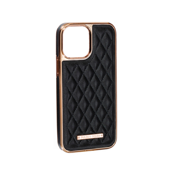 Чохол Puloka Leather Case для iPhone 13 Pro Max Black