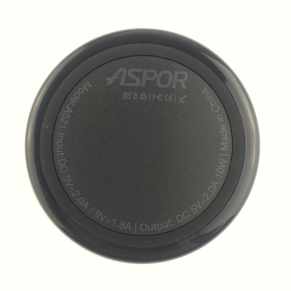 Беспроводное зарядное устройство Aspor A521 5V/2A/10W Black