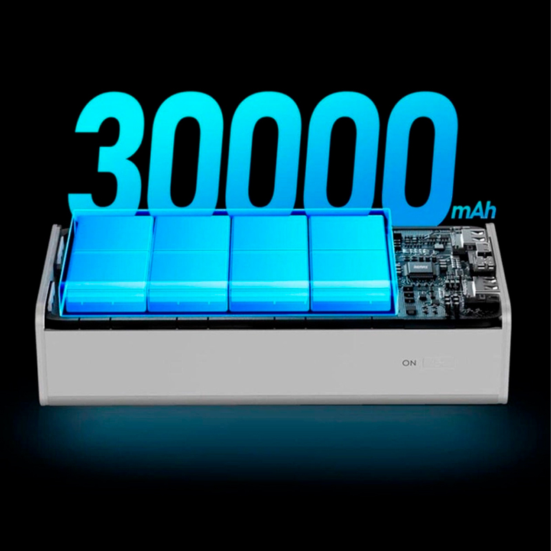Зовнішній акумулятор Remax Chinen Series 20W+22.5W Fast Charging 30000mAh Blue (RPP-320)