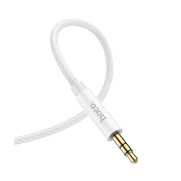 Аудио кабель 3.5 мм - Lightning Hoco UPA19 1M Silver