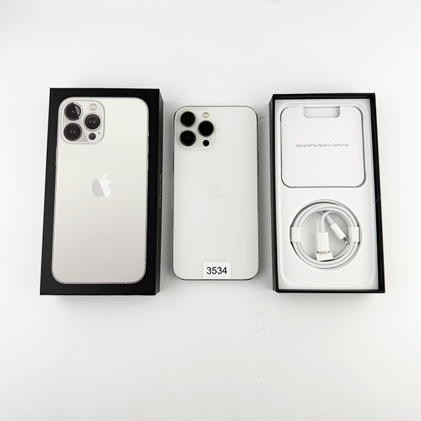 Apple iPhone 13 Pro Max 128GB Silver Б/У №3534  (стан 9/10)