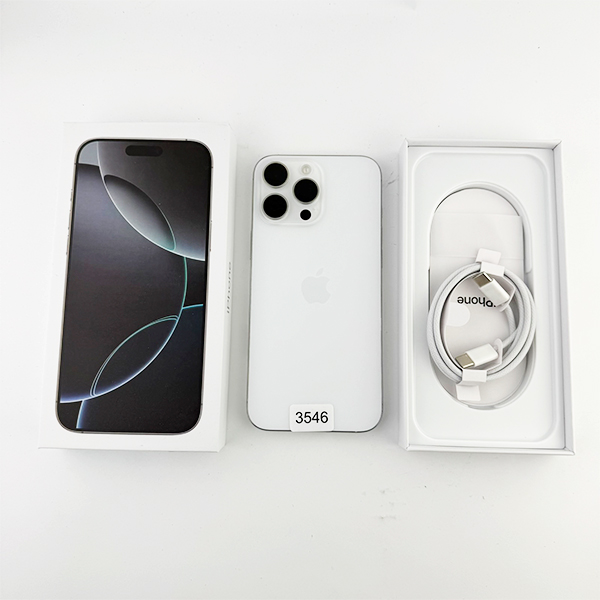 Apple iPhone 16 ProMax 256GB White Titanium Б/У №3546 (Стан 8/10)