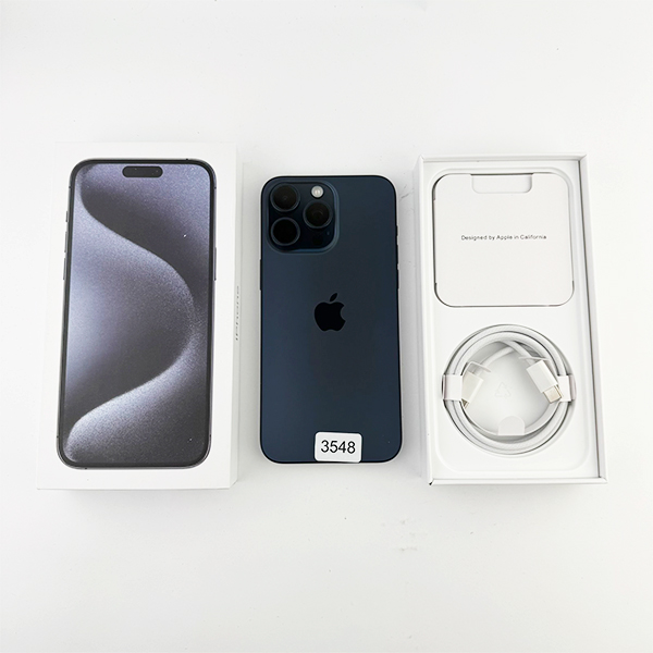 Apple iPhone 15 Pro Max 256GB Blue Titanium Б/У №3548 (Стан 9/10)