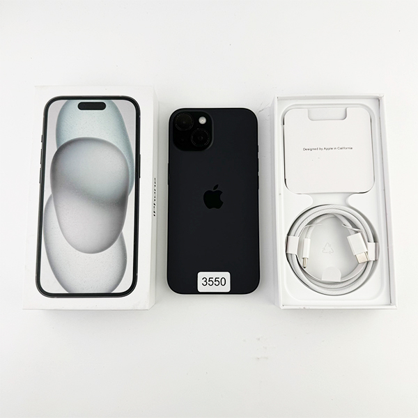 Apple iPhone 15 128GB Black Б/У №3550 (Стан 8/10)