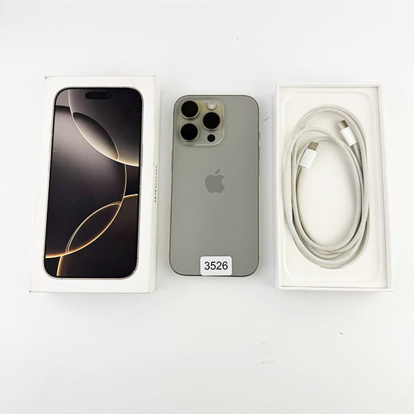 Apple iPhone 16 Pro 128GB Natural Titanium Б/У №3526 (Стан 9/10)
