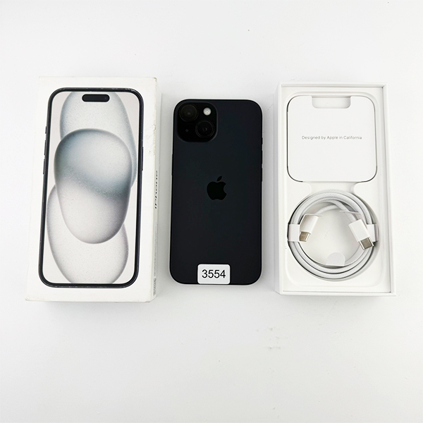 Apple iPhone 15 128GB Black Б/У №3554 (Стан 8/10)