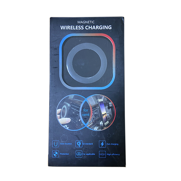 Автодержатель для телефона Wireless Charger магнитный S80 Black