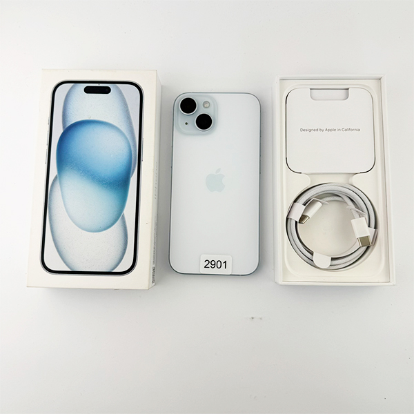 Apple iPhone 15 256GB Blue Б/У №2901 (Стан 8/10)