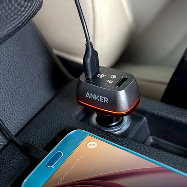 АЗУ Anker PowerDrive+ 2 V3 Quick Charge 42W (A2224H11) Black