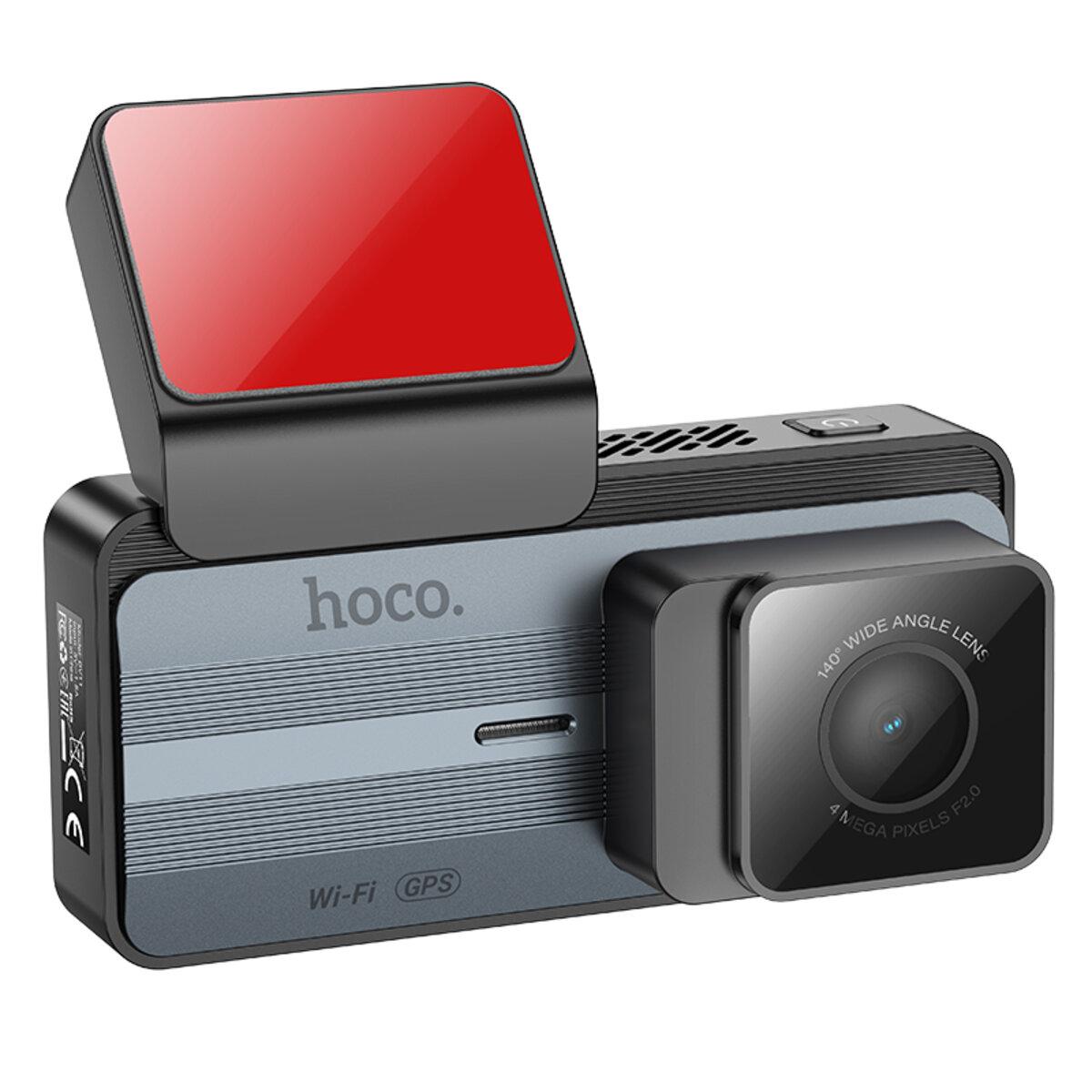 Відеореєстратор HOCO DV11 driving recorder 2K display GPS Silvery Gray