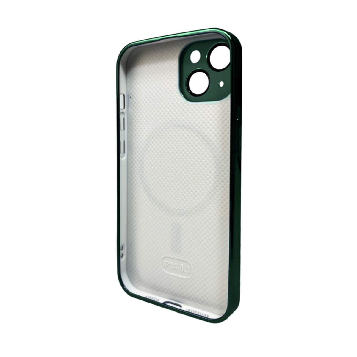 Чохол для смартфона AG Glass Sapphire Frame MagSafe Logo for Apple iPhone 15 Cangling Green