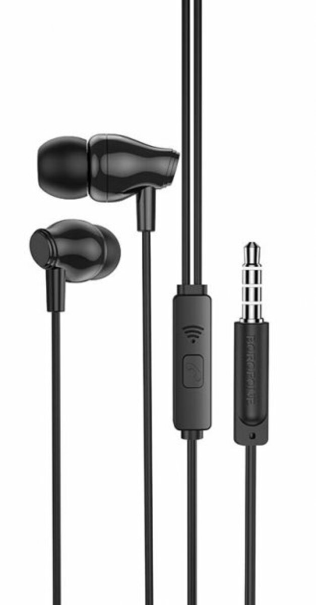 Навушники BOROFONE BM61 Wanderer universal earphones with mic Black
