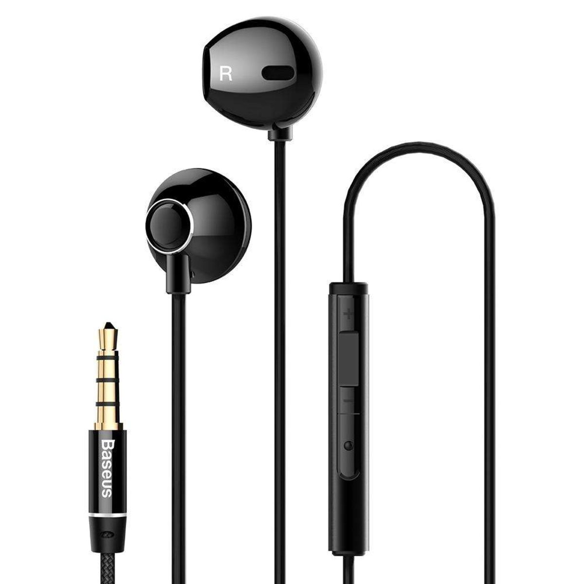 Навушники Baseus Enock H06 lateral in-ear Wire Earphone Black 3.5 mini-jack