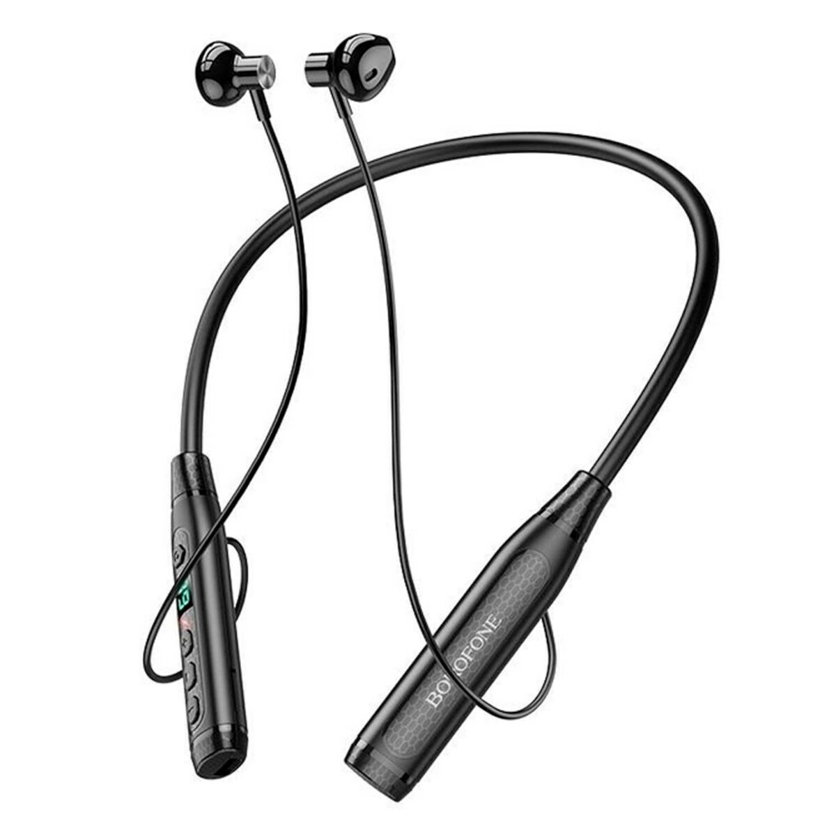 Навушники BOROFONE BE61 Traveller neckband BT earphones Black