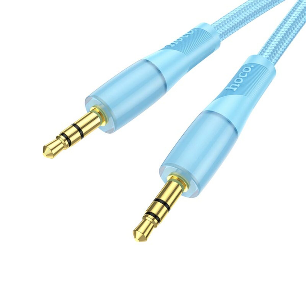 Аудiокабель HOCO UPA25 Transparent Discovery Edition AUX audio cable Blue