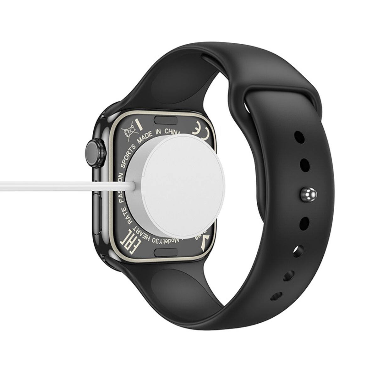 Бездротовий зарядний пристрій для смарт-годинника HOCO Y30 Smart sports watch charging cable White
