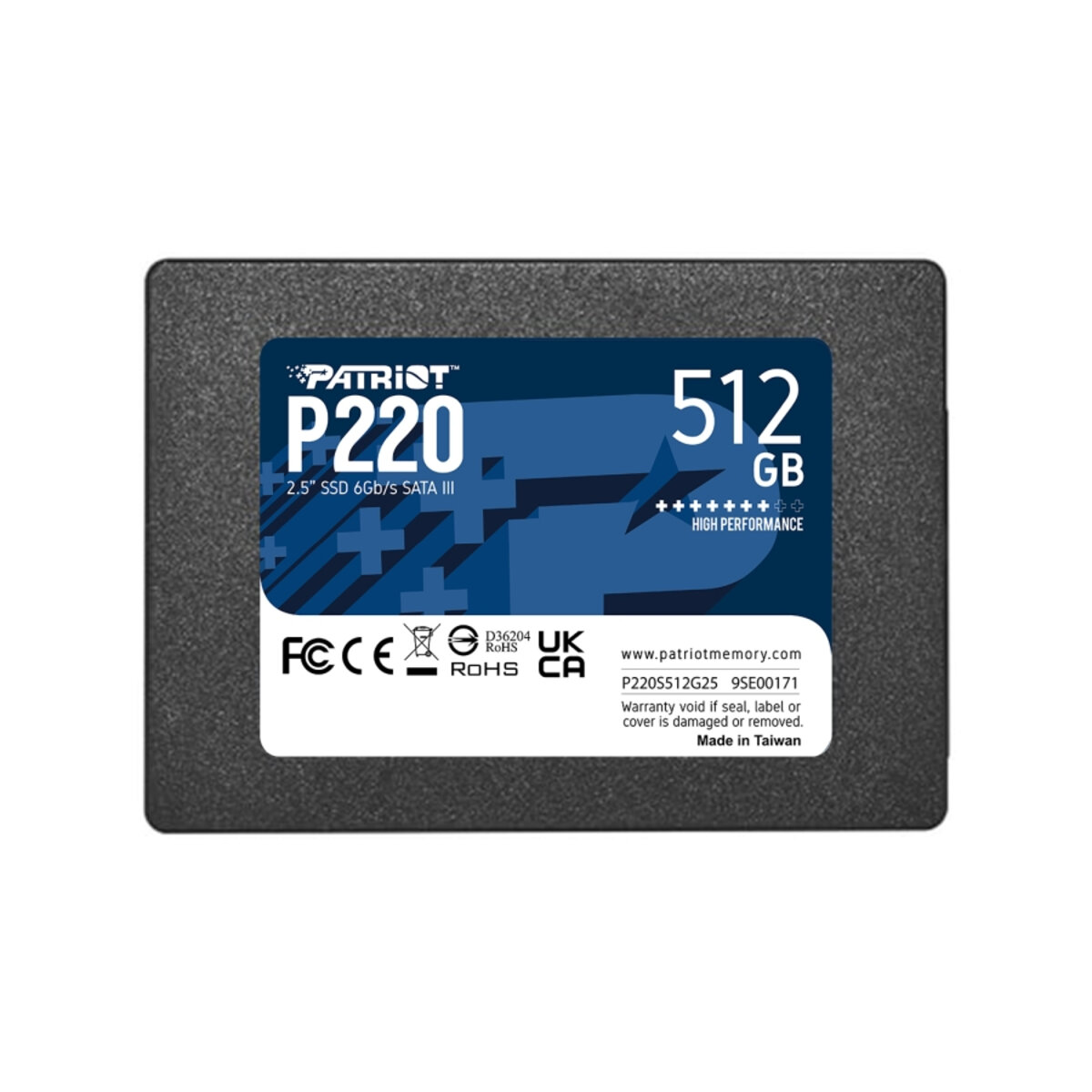 SSD Patriot P220 512GB 2.5" 7mm SATAIII