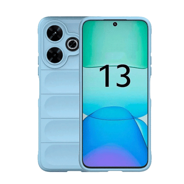 Чехол Cosmic Magic Shield for Xiaomi Redmi 13 4G/Poco M6 4G Light Blue with Camera Lens