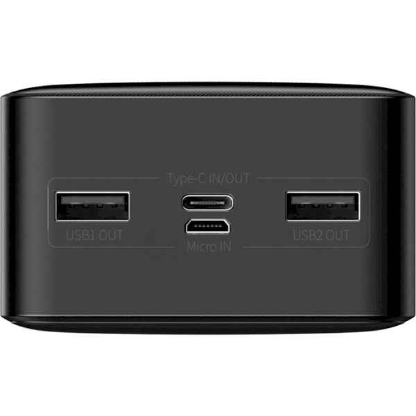 Зовнішній акумулятор Baseus Bipow Digital Display Powerbank 15W 30000mAh Black (PPDML-K01, PPBD050201)