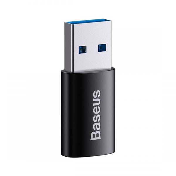 Переходник Baseus Ingenuity Mini OTG USB 3.1 to Type-C Black (ZJJQ000101)