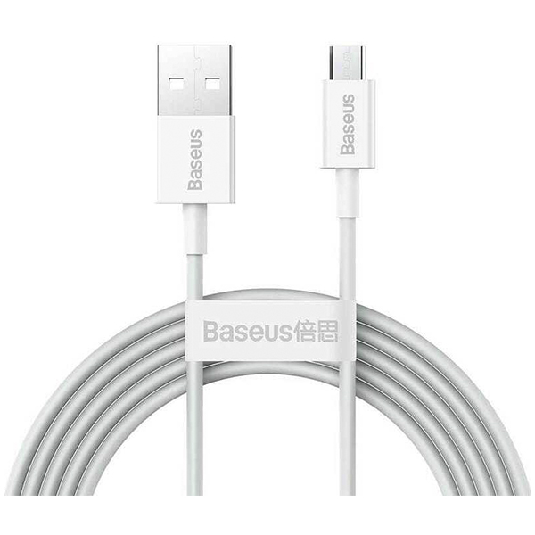 Кабель Baseus Superior Series Fast Charging Micro USB 2A 1m White (CAMYS-02)