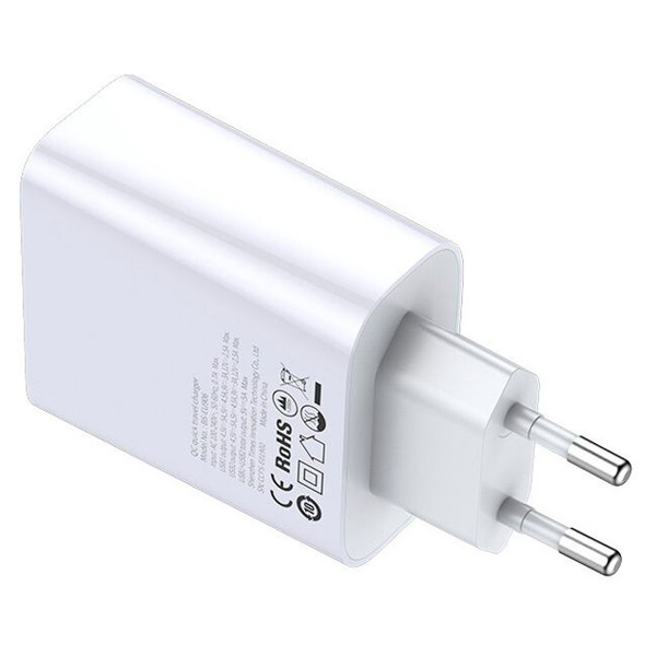 СЗУ Baseus Wall Charger USB-C and USB PPS Quick Charge 30W White (CCFS-C02)