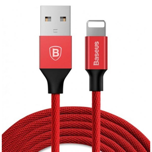 Кабель Baseus Yiven Cable USB Lightning 1.8m Red (CALYW-A09)