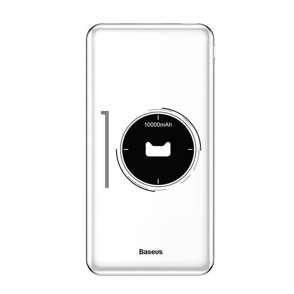Внешний аккумулятор Baseus Simbo Smart 10000mAh White (PPALL-AQB02)