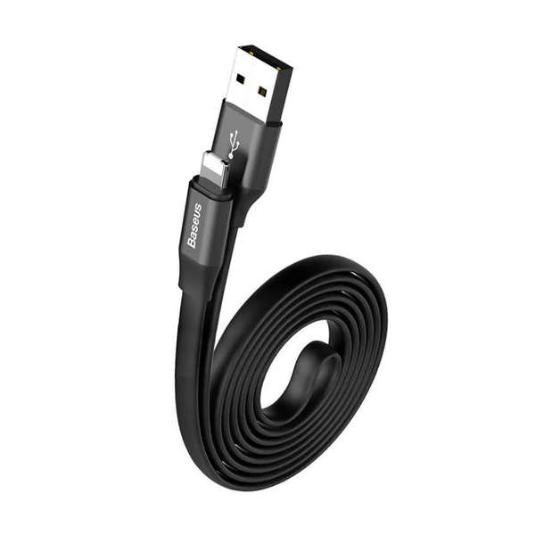 Кабель Baseus Two in One Portable Cable USB Lightning/Micro USB 2A 1.2m Black