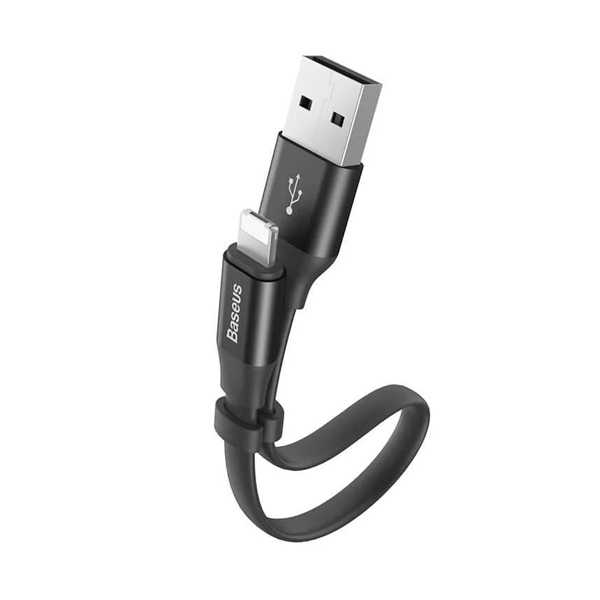 Кабель Baseus Two in One Portable Cable USB Lightning/Micro USB 2A 0.23m Black