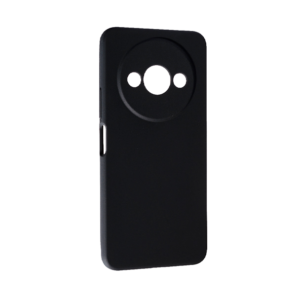 Чехол Original Soft Touch Case for Xiaomi Redmi A3/Poco C61 Black with Camera Lens