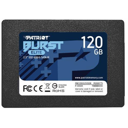 Накопичувач SSD Patriot Burst Elite 120GB 2.5" 7mm SATAIII TLC 3D