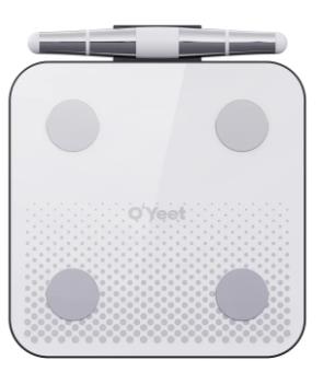Смарт ваги торгової марки OYEET колір білий (BS-OY03)