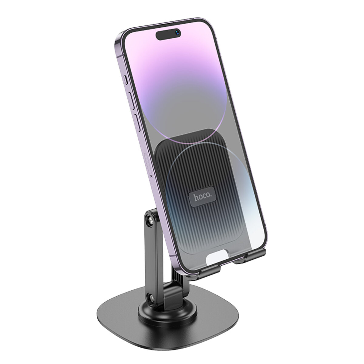 Тримач для телефона HOCO HD6 Winner dual-axis rotating desktop stand Black