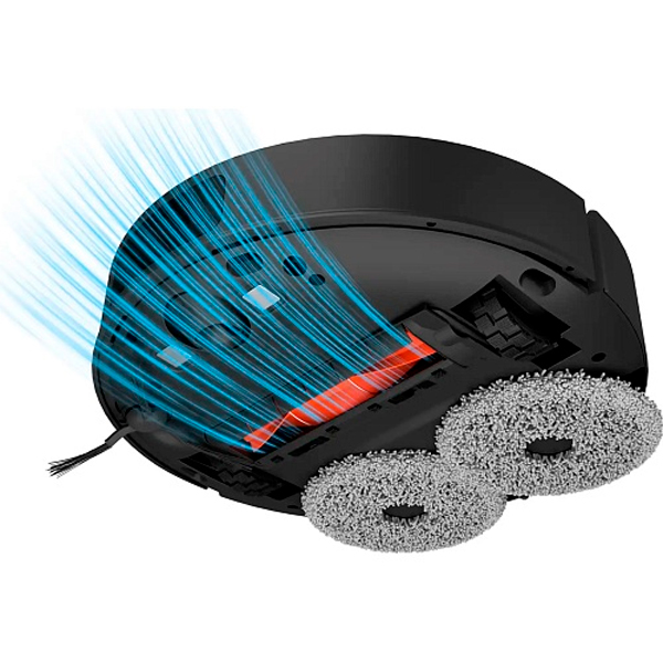 Робот-пилосос з вологим прибиранням Xiaomi Robot Vacuum S20+ Black