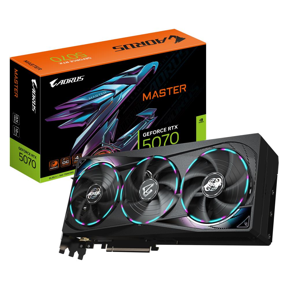 Відеокарта PCIE16 RTX5070 12GB GDDR7 GV-N5070AORUS M-12GD GIGABYTE