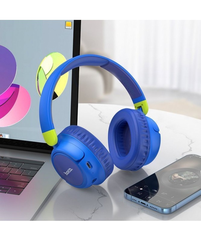 Bluetooth Навушники Hoco W43 Adventure Blue