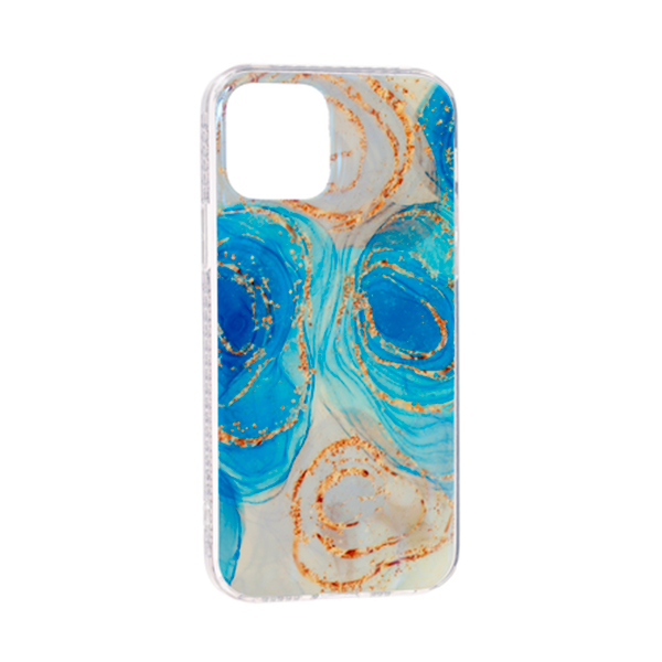 Чехол накладка Chameleon Marble Case для iPhone 13/14 Blue