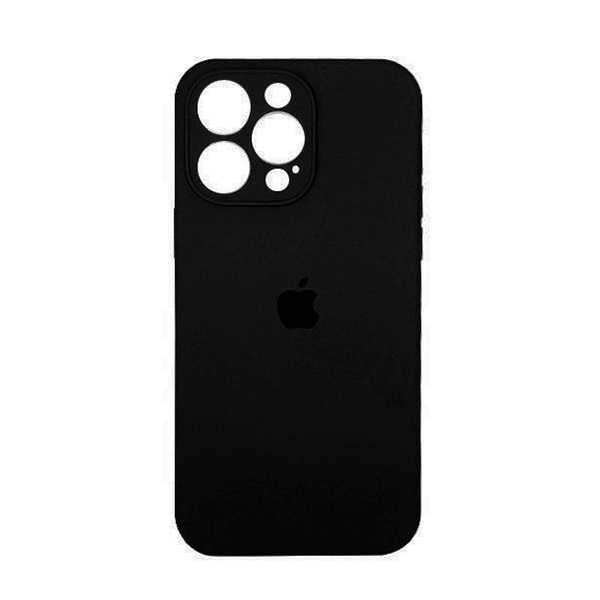 Чехол Soft Touch для Apple iPhone 15 Pro Max Black with Camera Lens Protection